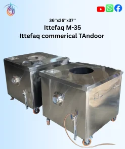 Ittefaq M-35 Commerical Tandoor – Stainless Steel Square Tandoors