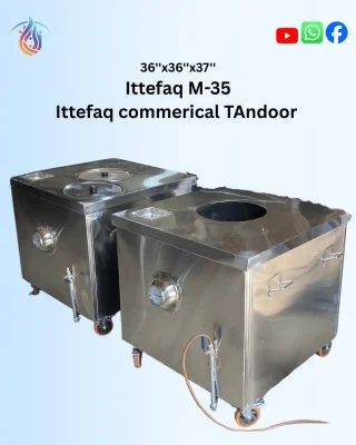Ittefaq M-35 Commerical Tandoor – Stainless Steel Square Tandoors