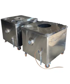 Alternative view of Ittefaq M-35 Commerical Tandoor – Stainless Steel Square Tandoors