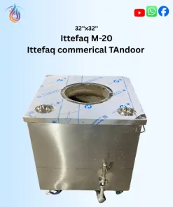 Ittefaq M-20 Commerical Tandoor – Stainless Steel Clay Type Square Shape Tandoors
