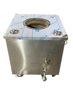 Alternative view of Ittefaq M-20 Commerical Tandoor – Stainless Steel Clay Type Square Shape Tandoors